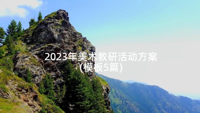 2023年美术教研活动方案(模板5篇)