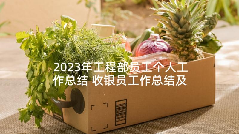 2023年工程部员工个人工作总结 收银员工作总结及工作计划(模板9篇)