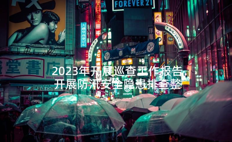 2023年开展巡查工作报告 开展防汛安全隐患排查整治工作报告(大全5篇)