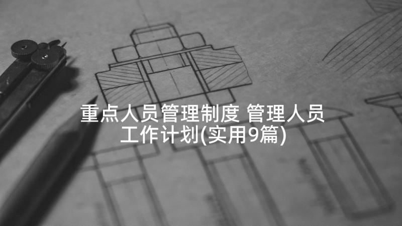 重点人员管理制度 管理人员工作计划(实用9篇)