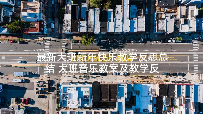 最新大班新年快乐教学反思总结 大班音乐教案及教学反思快乐的舞会(大全5篇)