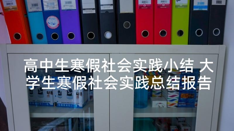 高中生寒假社会实践小结 大学生寒假社会实践总结报告(模板9篇)