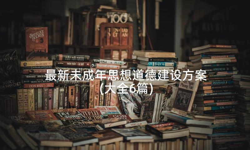 最新未成年思想道德建设方案(大全6篇)