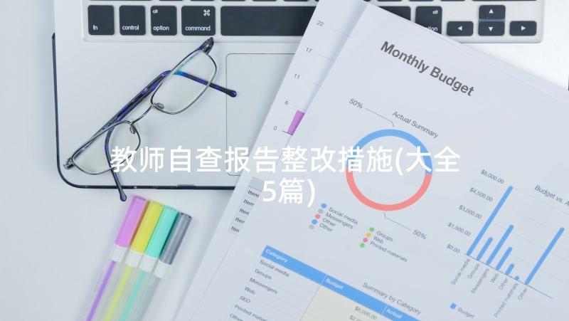 教师自查报告整改措施(大全5篇)