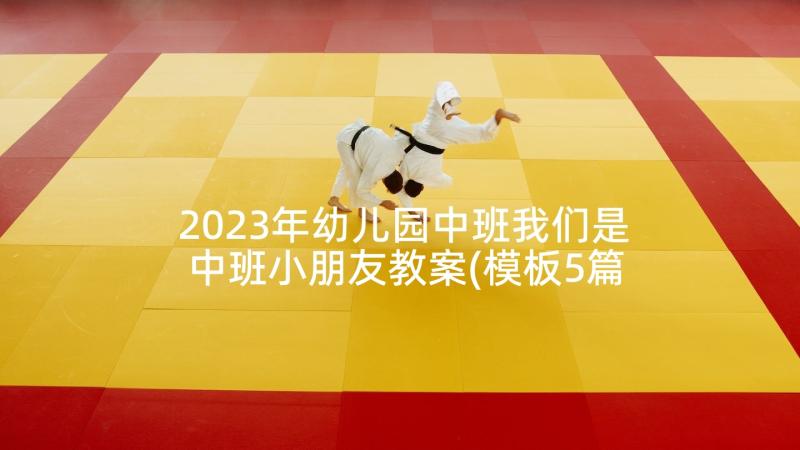 2023年幼儿园中班我们是中班小朋友教案(模板5篇)