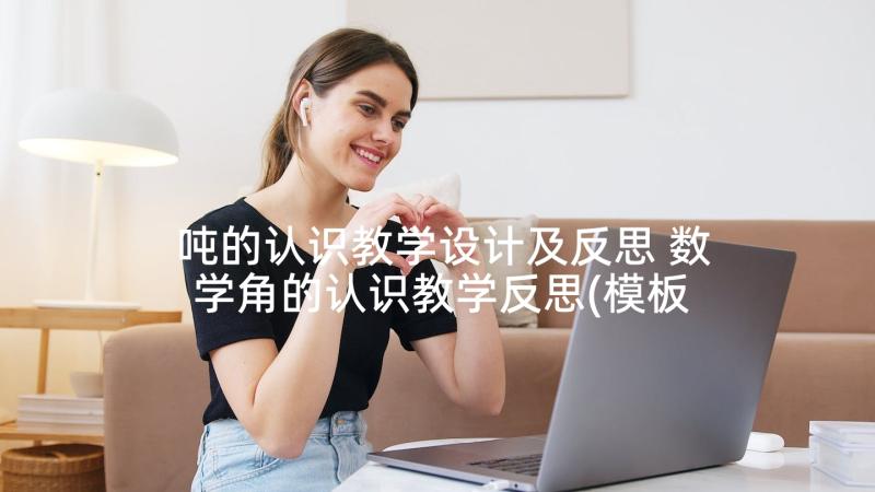 吨的认识教学设计及反思 数学角的认识教学反思(模板6篇)