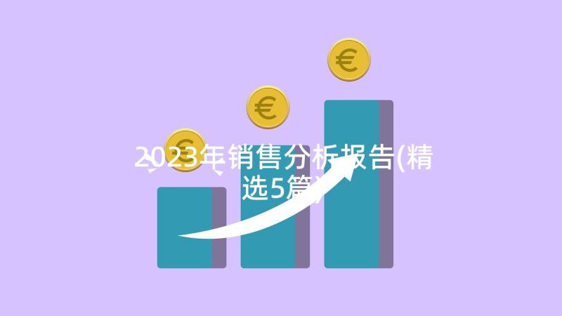 2023年销售分析报告(精选5篇)