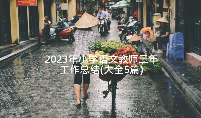 2023年小学语文教师三年工作总结(大全5篇)