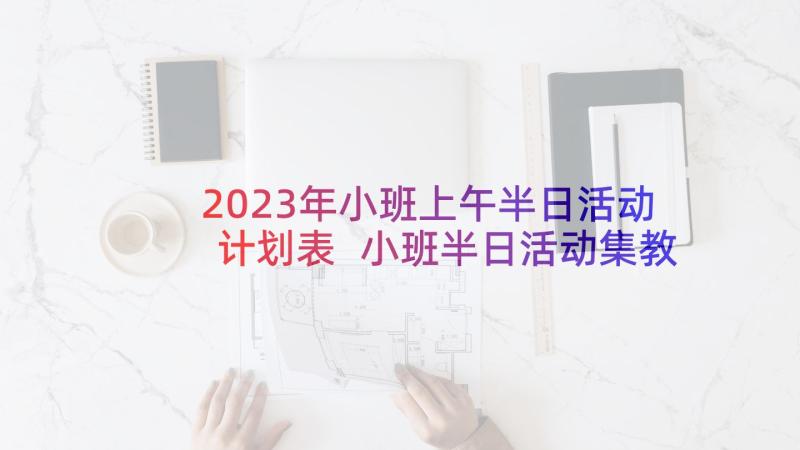 2023年小班上午半日活动计划表 小班半日活动集教教案(优秀5篇)