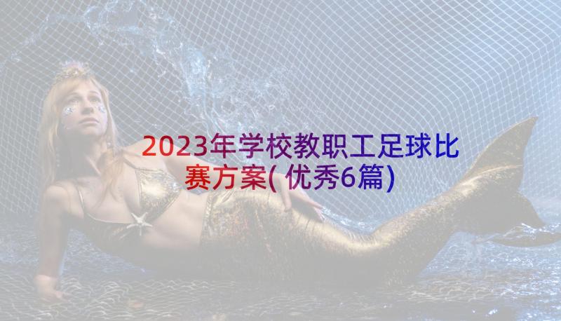 2023年学校教职工足球比赛方案(优秀6篇)