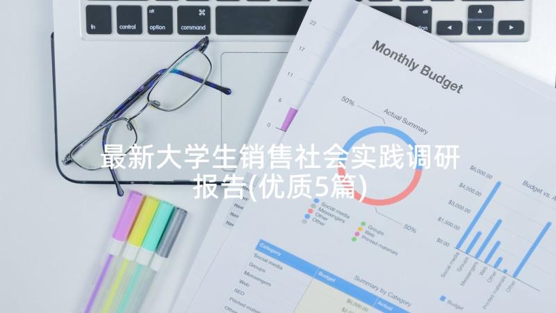 最新大学生销售社会实践调研报告(优质5篇)