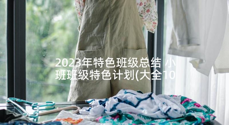 2023年特色班级总结 小班班级特色计划(大全10篇)