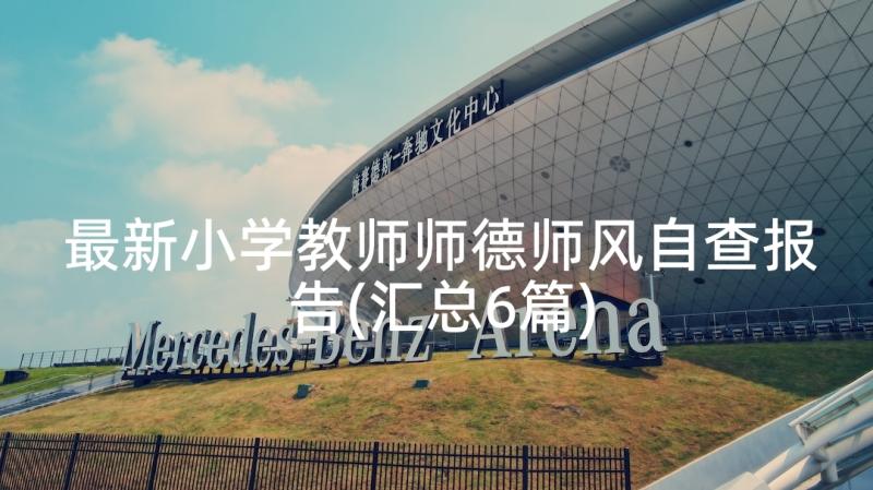 最新小学教师师德师风自查报告(汇总6篇)