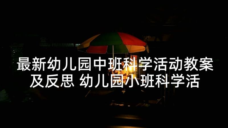 最新幼儿园中班科学活动教案及反思 幼儿园小班科学活动教案好看的鞋子含反思(模板5篇)