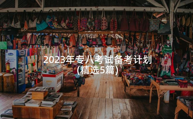 2023年专八考试备考计划(精选5篇)