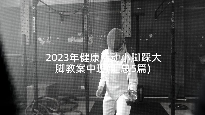 2023年健康活动小脚踩大脚教案中班(汇总5篇)