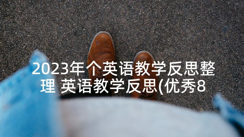 2023年个英语教学反思整理 英语教学反思(优秀8篇)