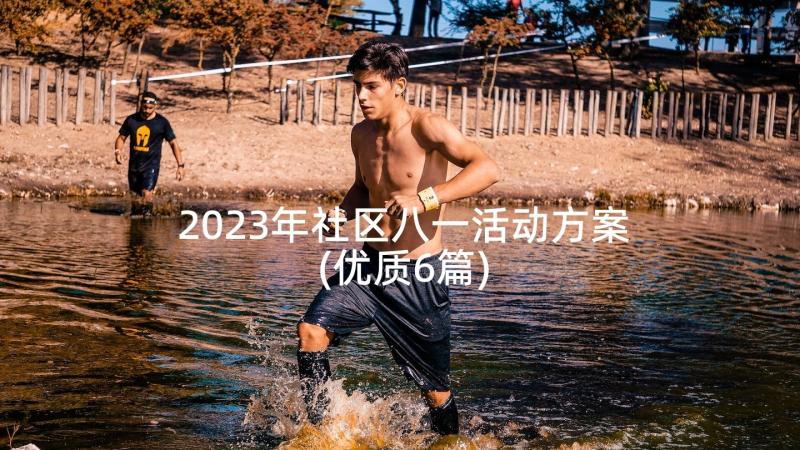 2023年社区八一活动方案(优质6篇)