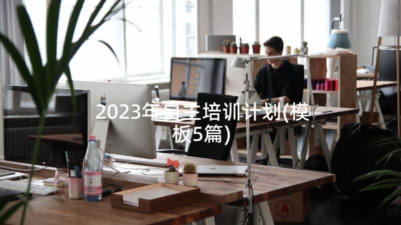 2023年自主培训计划(模板5篇)