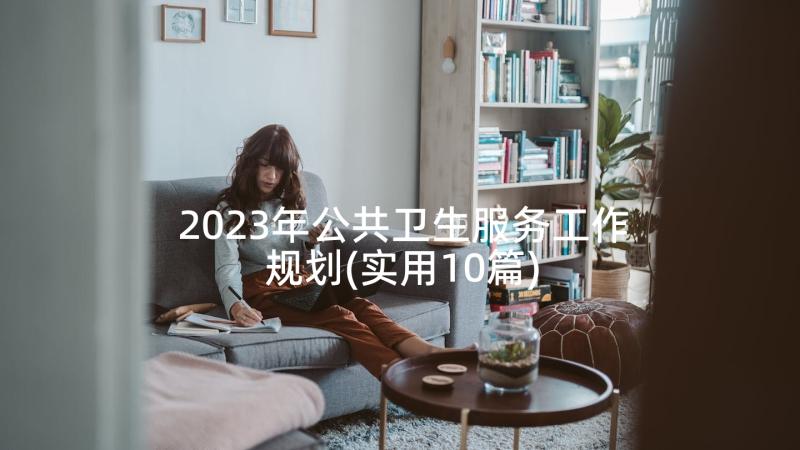 2023年公共卫生服务工作规划(实用10篇)