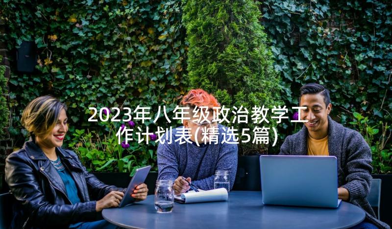 2023年八年级政治教学工作计划表(精选5篇)