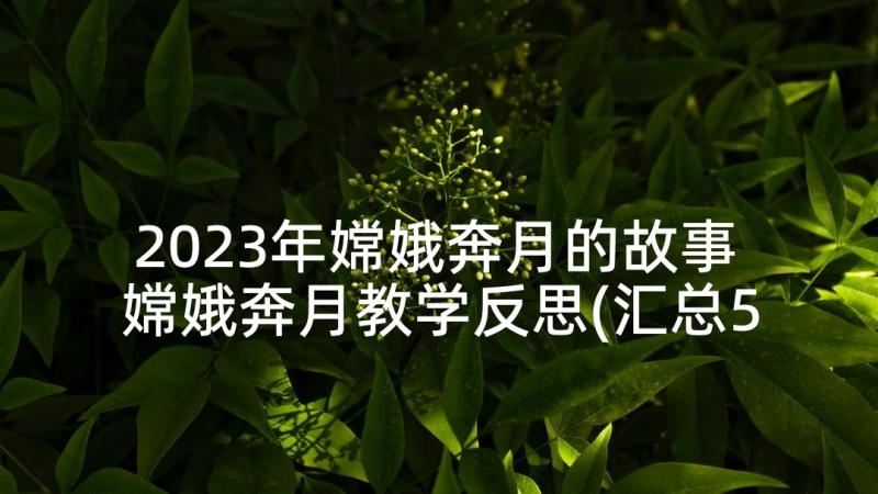 2023年嫦娥奔月的故事 嫦娥奔月教学反思(汇总5篇)