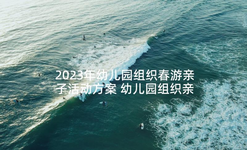 2023年幼儿园组织春游亲子活动方案 幼儿园组织亲子活动方案(实用5篇)