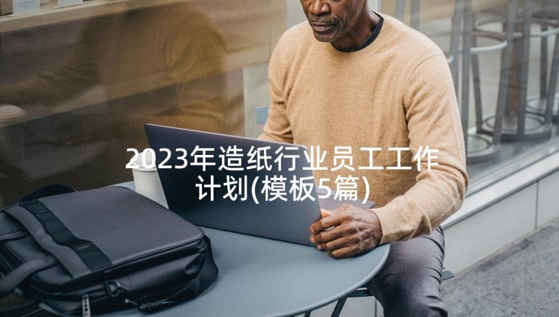 2023年造纸行业员工工作计划(模板5篇)