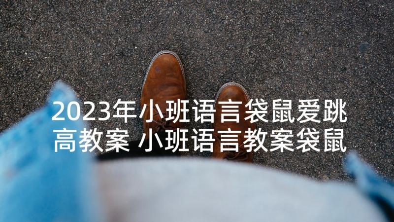 2023年小班语言袋鼠爱跳高教案 小班语言教案袋鼠爱跳高(模板5篇)