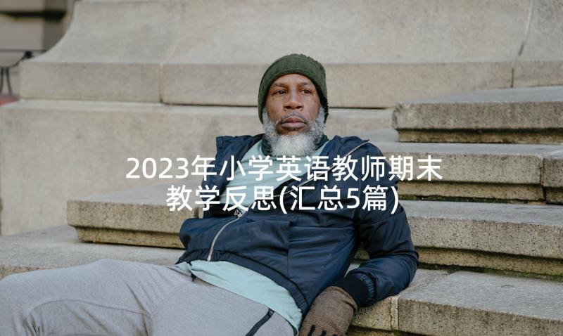 2023年小学英语教师期末教学反思(汇总5篇)