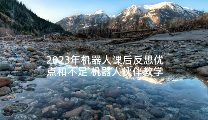 2023年机器人课后反思优点和不足 机器人伙伴教学反思(优质5篇)