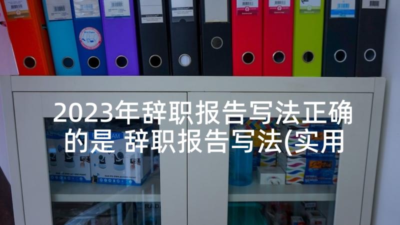 2023年辞职报告写法正确的是 辞职报告写法(实用5篇)