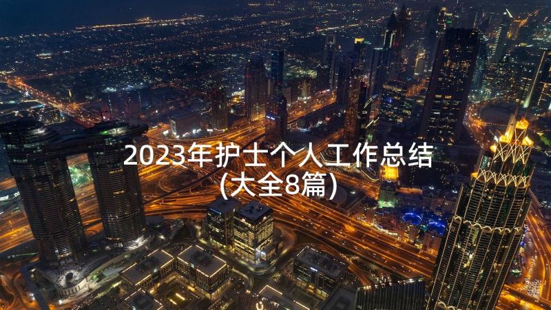 2023年护士个人工作总结(大全8篇)