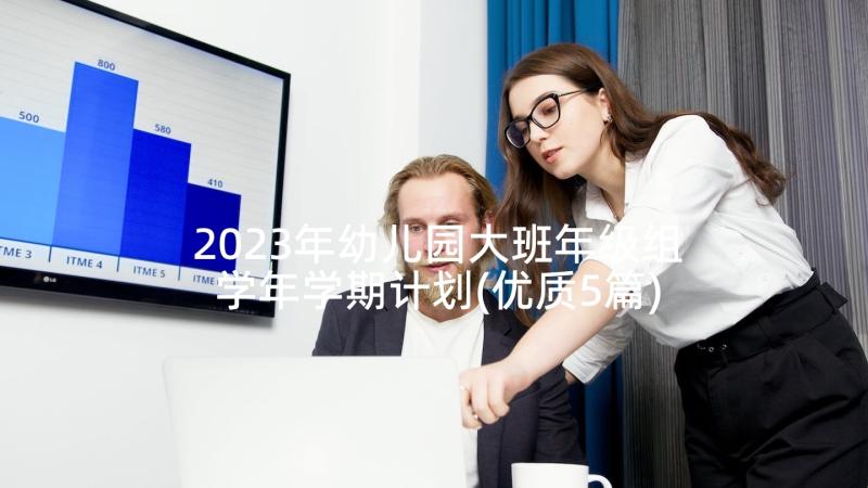 2023年幼儿园大班年级组学年学期计划(优质5篇)