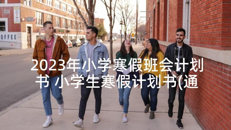 2023年小学寒假班会计划书 小学生寒假计划书(通用8篇)