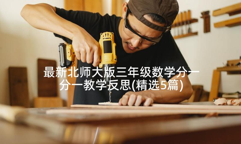 最新北师大版三年级数学分一分一教学反思(精选5篇)