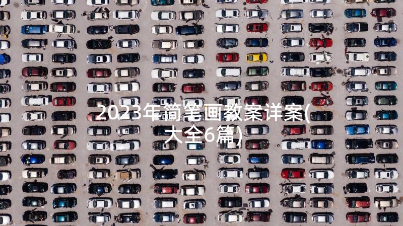 2023年简笔画教案详案(大全6篇)