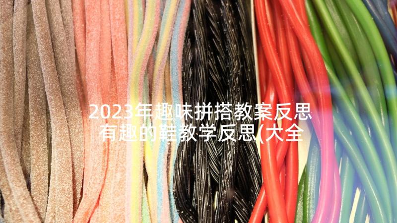 2023年趣味拼搭教案反思 有趣的鞋教学反思(大全5篇)