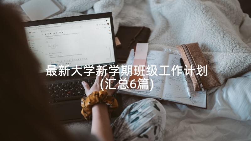 最新大学新学期班级工作计划(汇总6篇)