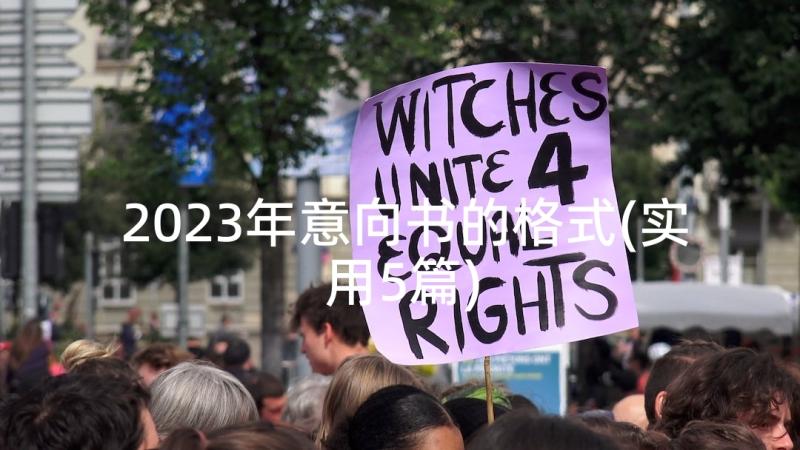 2023年意向书的格式(实用5篇)