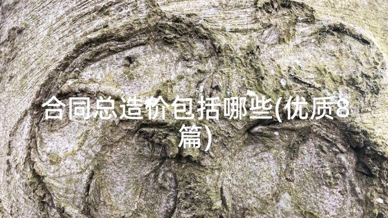 合同总造价包括哪些(优质8篇)