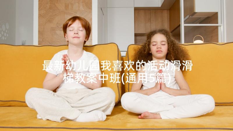 最新幼儿园我喜欢的活动滑滑梯教案中班(通用5篇)