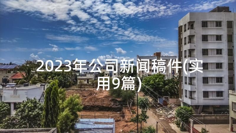 2023年公司新闻稿件(实用9篇)