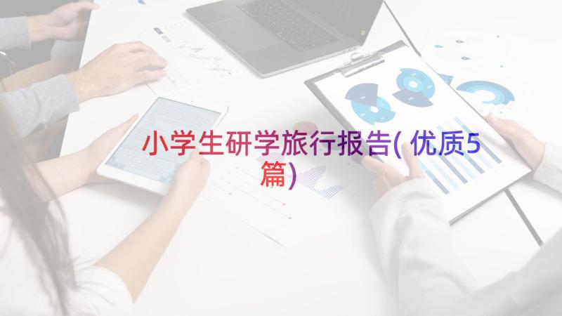 小学生研学旅行报告(优质5篇)