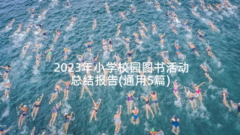 2023年小学校园图书活动总结报告(通用5篇)