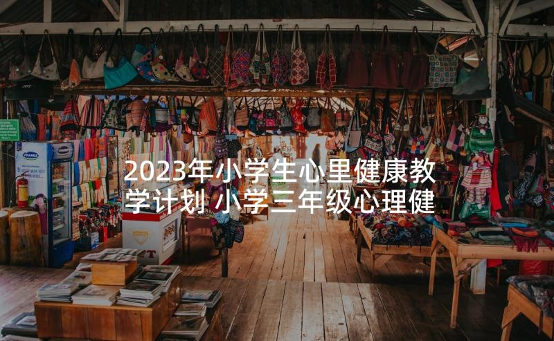 2023年小学生心里健康教学计划 小学三年级心理健康教育教学计划(汇总5篇)