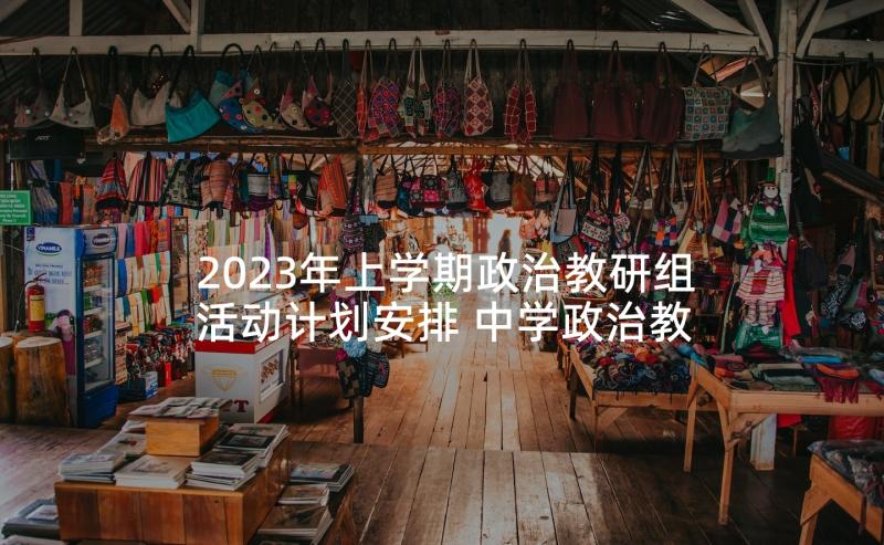 2023年上学期政治教研组活动计划安排 中学政治教研组学期工作计划(精选5篇)