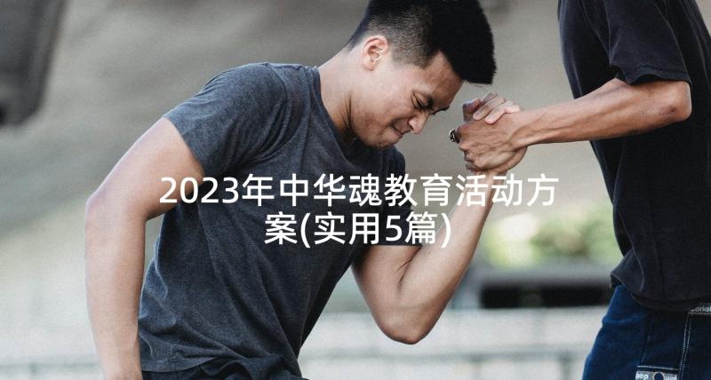 2023年中华魂教育活动方案(实用5篇)