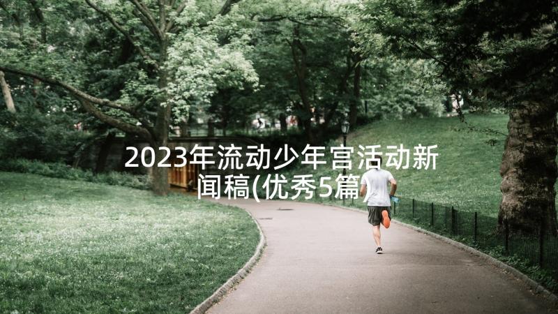 2023年流动少年宫活动新闻稿(优秀5篇)