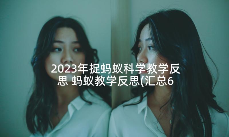 2023年捉蚂蚁科学教学反思 蚂蚁教学反思(汇总6篇)